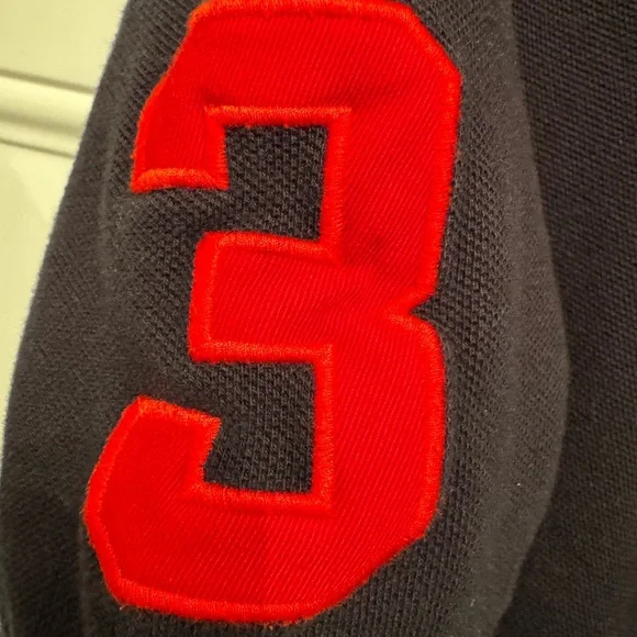 Polo Ralph Lauren Big Pony polo # 3 shirt Black size XL - Picture 6 of 6